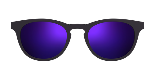The Polarized Purple Reflective Sun Top - Pair Eyewear