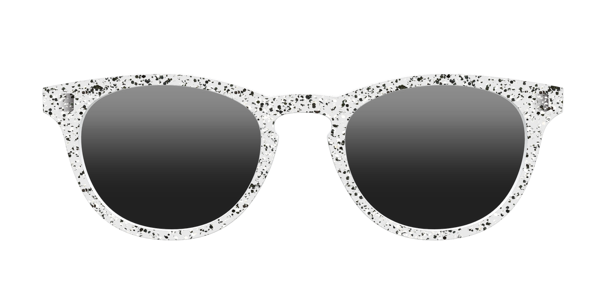The Polarized Silver Sparkle Sun Top - Front Top Image - Pair Eyewear