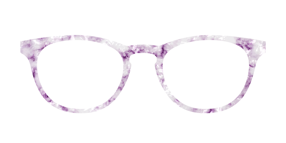 The Violet Pearl Marble - Front Top Image - Pair Eyewear