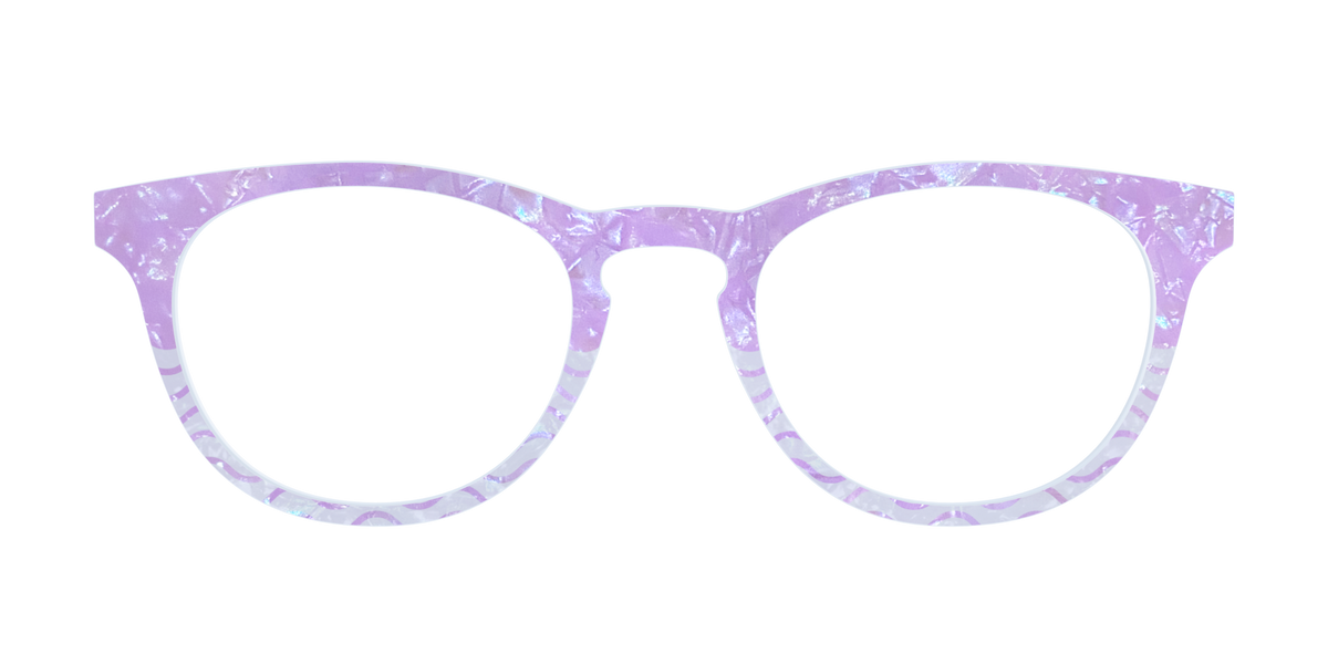 The Wavy Pearl Crystal Split - Front Top Image - Pair Eyewear