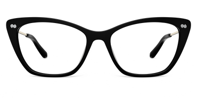 Black Acetate Gold Metal