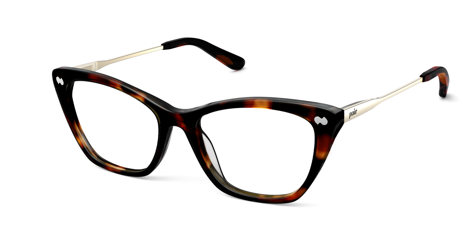 Tortoise Acetate Gold Metal