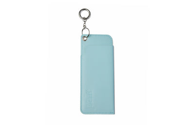 The Top Frame Keychain Case Iris Blue
