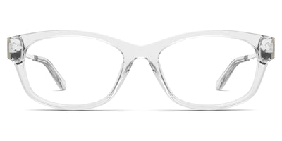 Crystal Clear Acetate Silver Metal