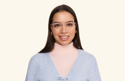 Crystal Clear Acetate Silver Metal