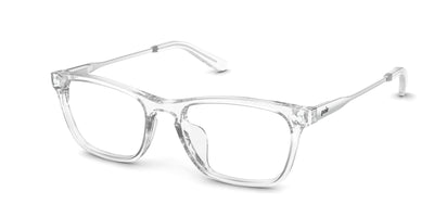 Crystal Clear Acetate Silver Metal