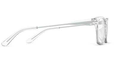 Crystal Clear Acetate Silver Metal