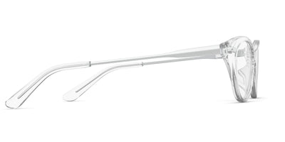 Crystal Clear Acetate Silver Metal