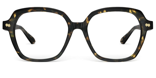 Vintage Brown Tortoise with Gold