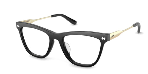 Black Acetate Gold Metal
