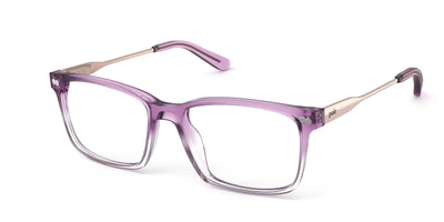 Violet Pearlized Gradient Acetate Rose Gold Metal