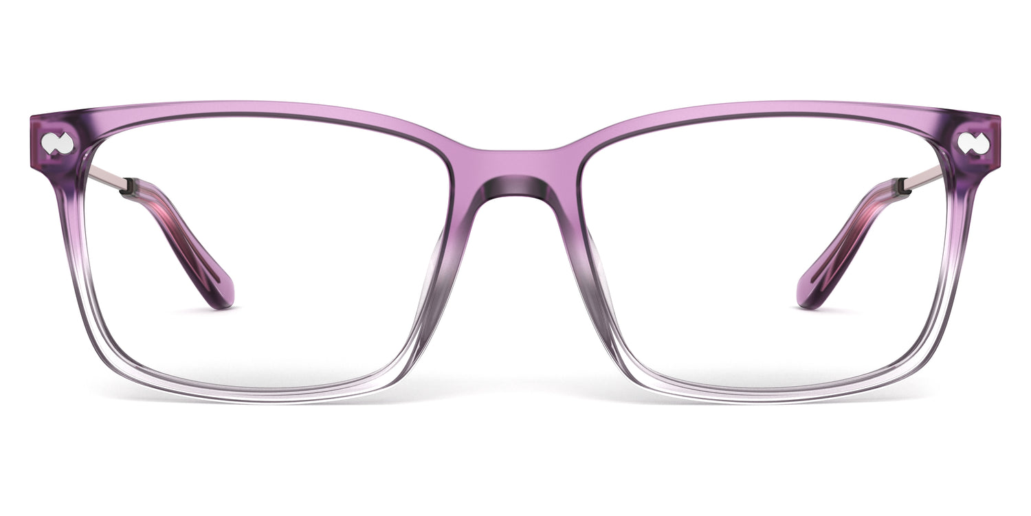 Violet Pearlized Gradient Acetate Rose Gold Metal