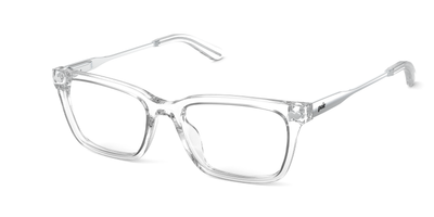 Crystal Clear Acetate Silver Metal