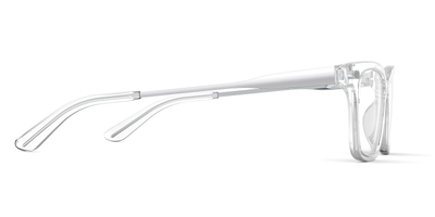 Crystal Clear Acetate Silver Metal