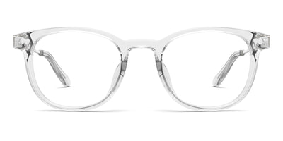 Crystal Clear Acetate Silver Metal