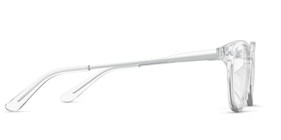 Crystal Clear Acetate Silver Metal