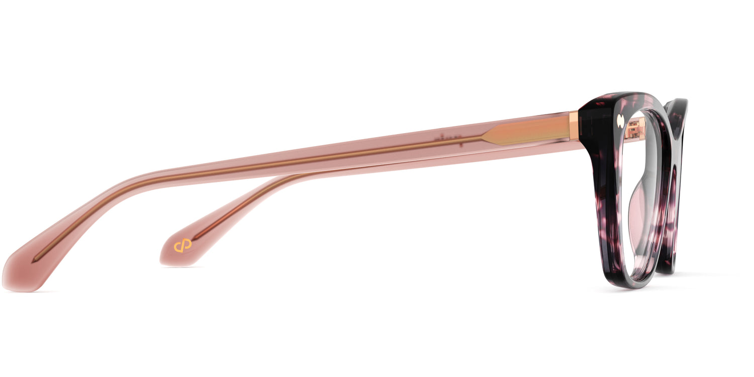 Pink Tortoise with Pink and Rose Gold