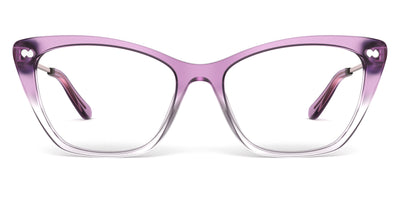 Violet Pearlized Gradient Acetate Rose Gold Metal